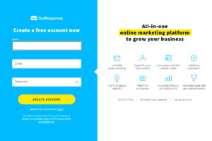 getresonse free forever plan