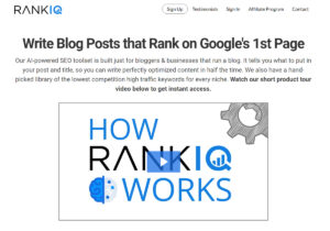 rankiq seo software