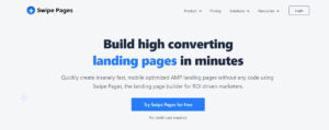 swipepages best landing page builder software